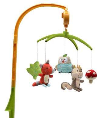 Jolee Wild Animal Friends-Soft Mobile+Flower