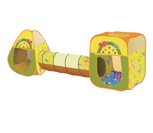 2 Play House & Tunnel + 100pcs Balls