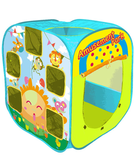 Amusement Park Ball House + 100pcs Balls