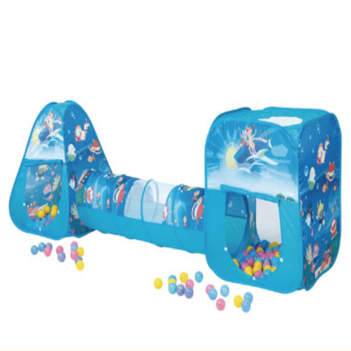 2 Play House & Tunnel + 100pcs Balls
