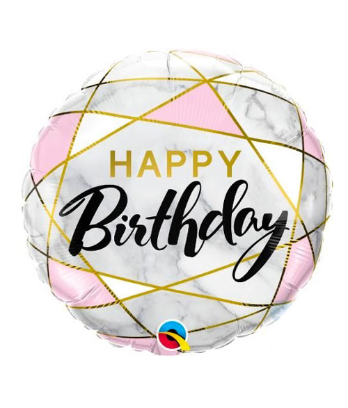 Happy Birthday - Marble