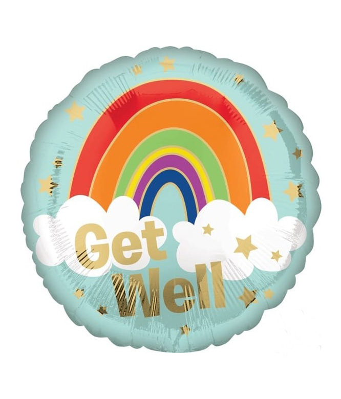 Get Well - Golden Rainbow