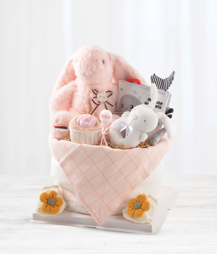 Diaper Cake - Long Ear Bunny