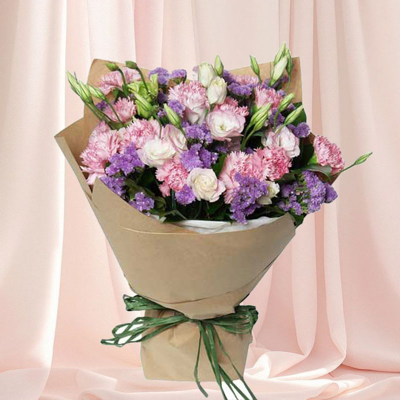 Flower Hand Bouquet: Grace Garden