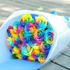 Flower Bouquet: Rainbow Sky