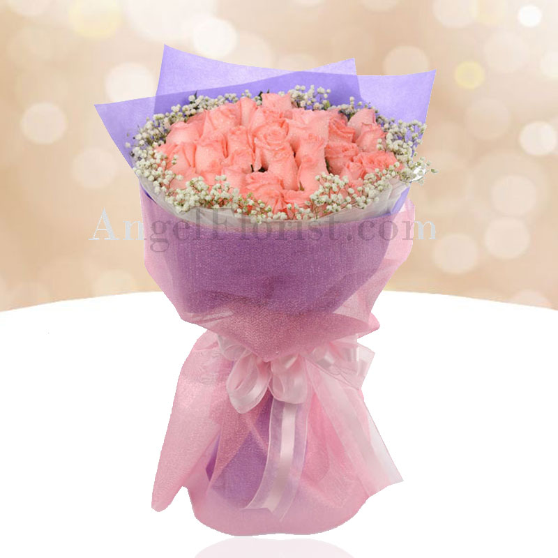 Hand Bouquet: Pink Emotions