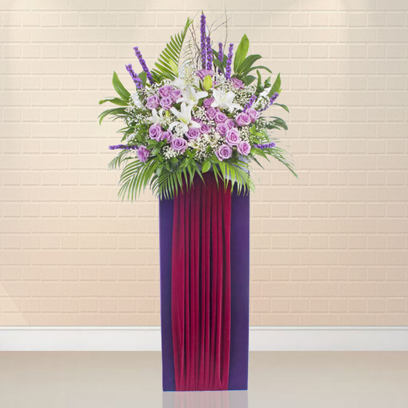 Opening Flowers Stand: Celebrating