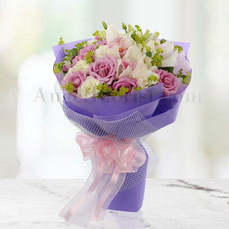 Flower Hand Bouquet: Beauty Within