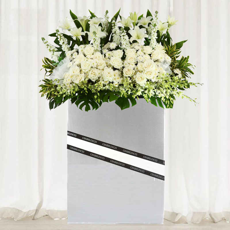 Condolence Flowers: Eternal Purity