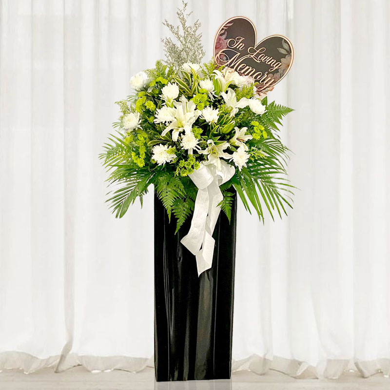 Condolence Wreath: Forever Cherished