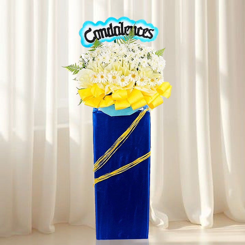 Condolence Flowers: Warmest Respect
