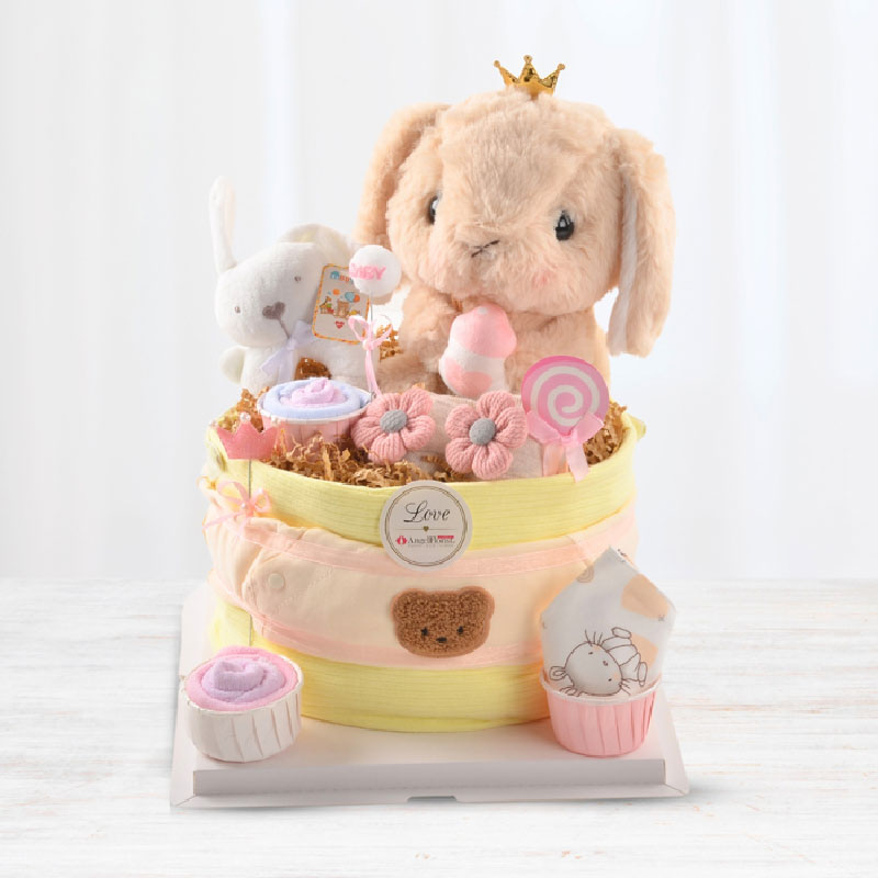 Bunny Diaper Cake