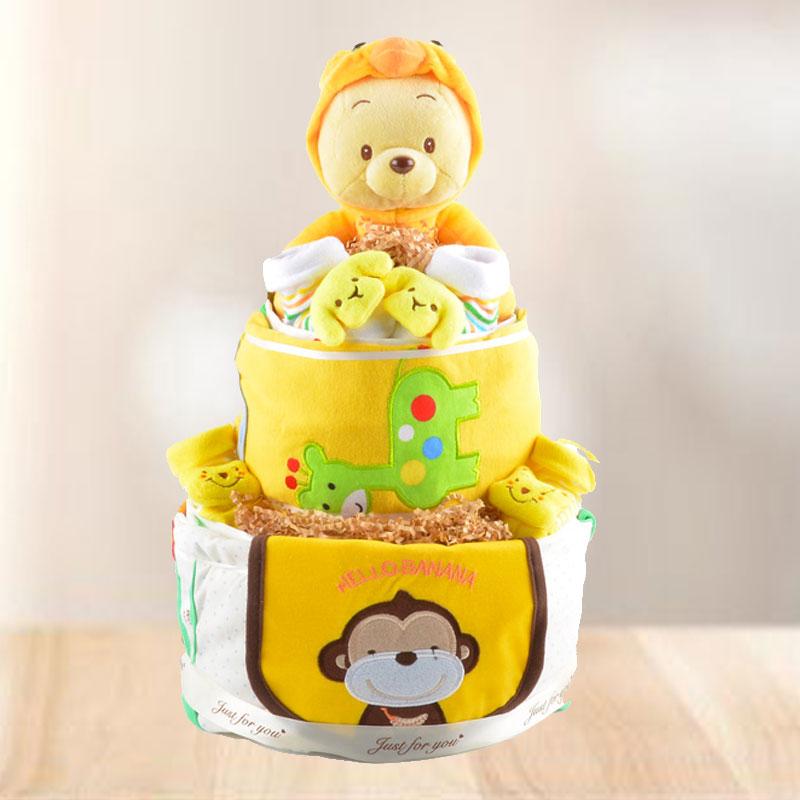 Diaper Cake - Baby Pooh