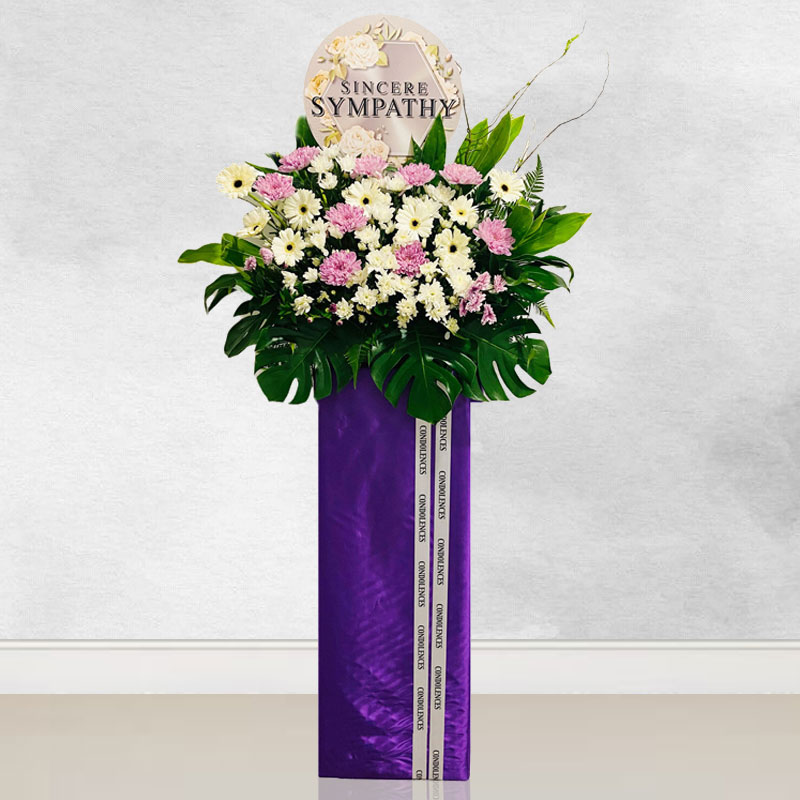 Condolence Flower Stand:Sending Healing