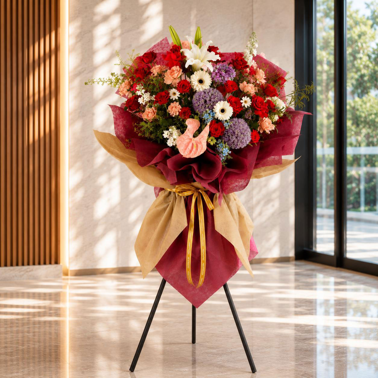 Opening Flower: Bright Prosperity