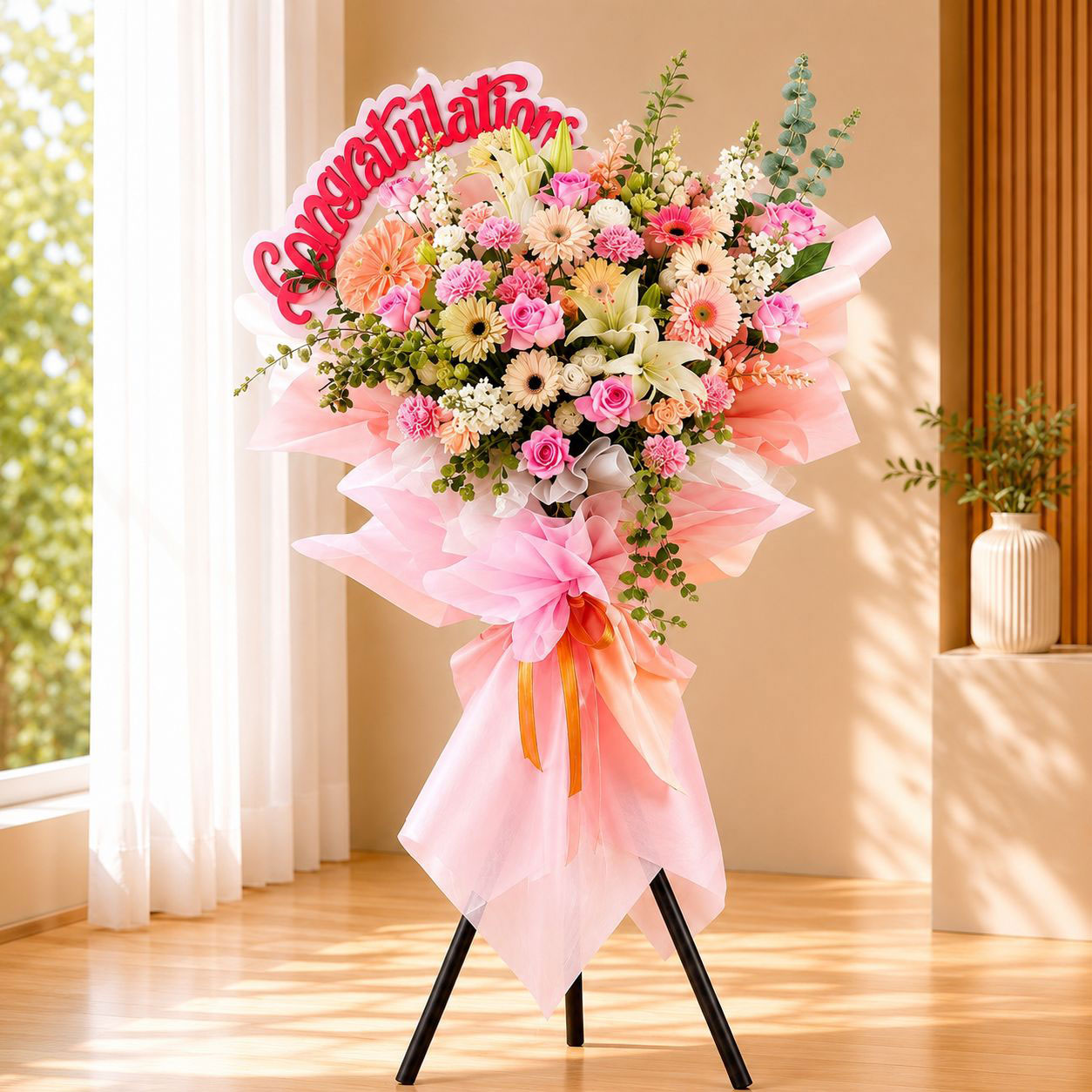 Opening Flower: Sweet Congrats