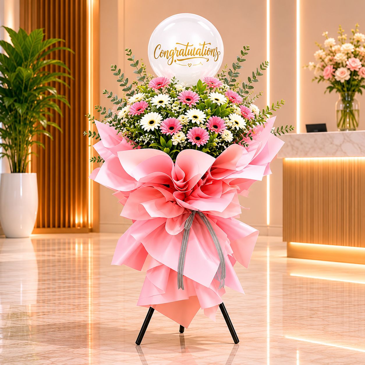 Opening Flower: Congratulations