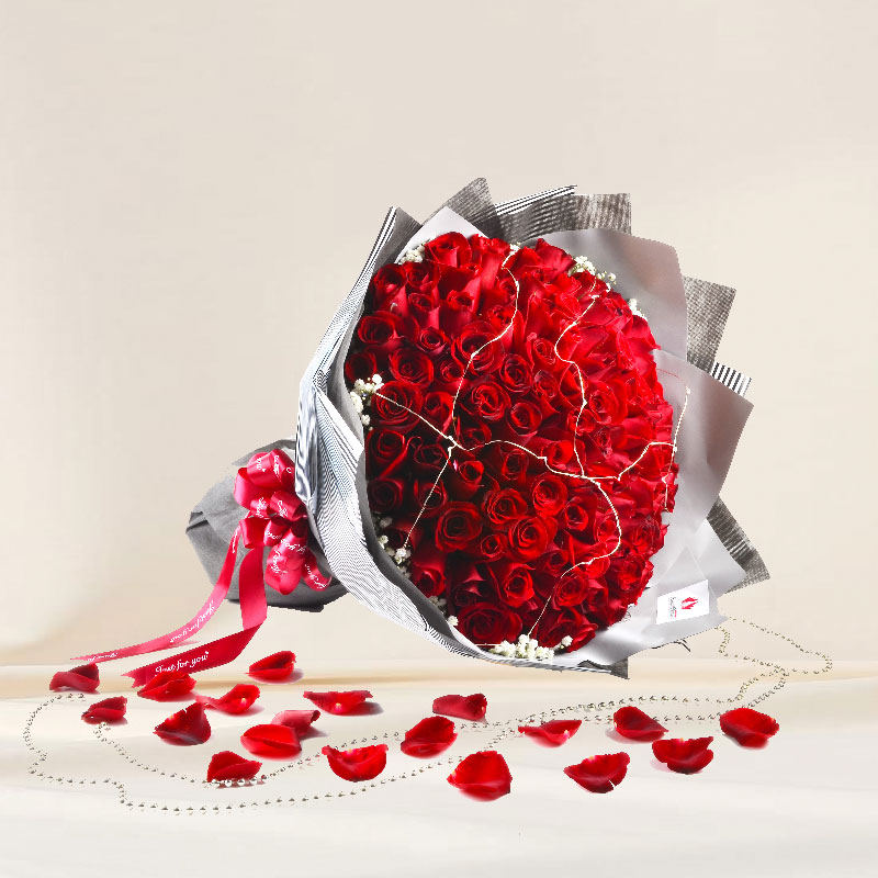 Love You Forever (Premium Roses With Led Light)