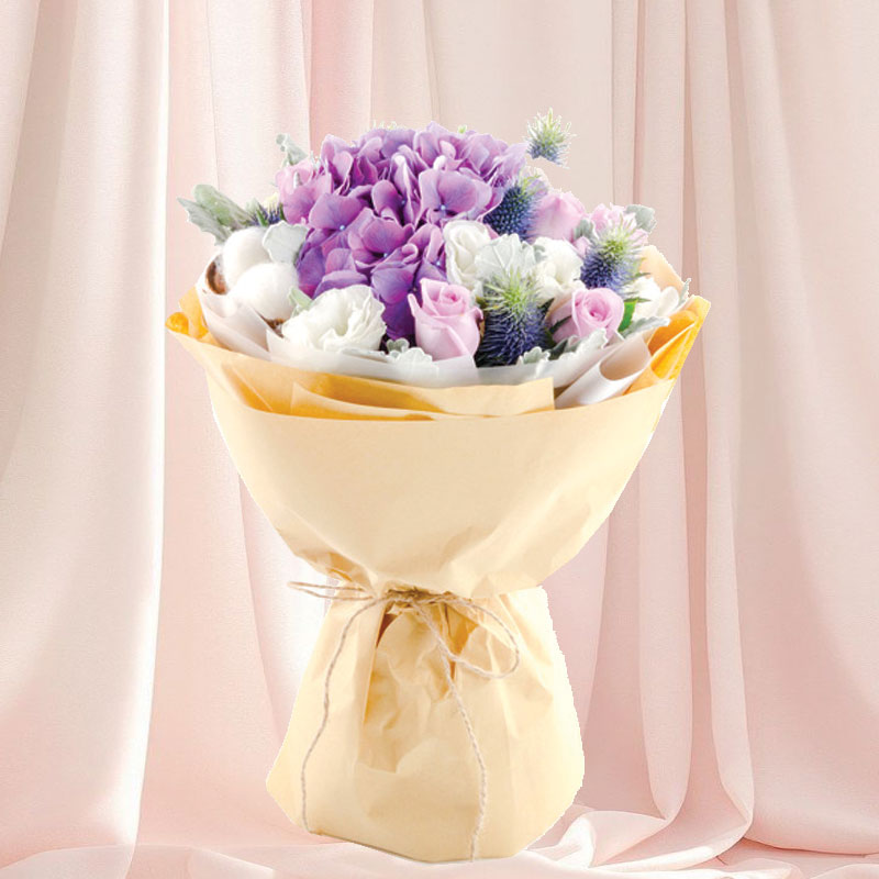 Birthday Flowers: Elegant Amber