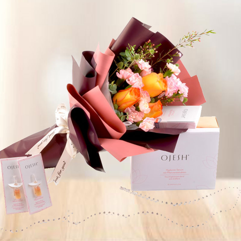 Birthday Flowers: Flower+Hyaluronic Serum